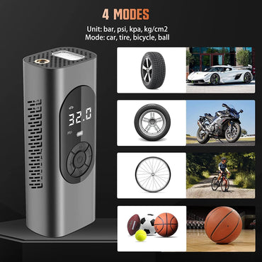 (NET) Portable Air Compressor Tire Inflator