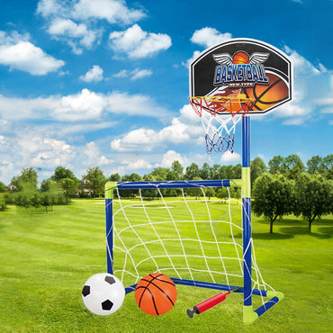Basketball And Football Set