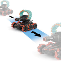 (Net)Remote Control Tank Shooting Foam Darts