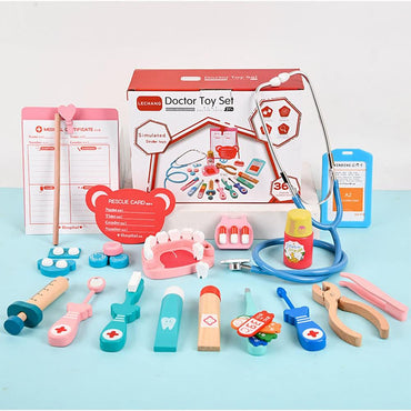 Wooden Dentist Doctor Toys For Toddlers