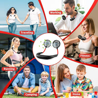BLESSBE BB109 Hand Free Neckband Fan With Free USB Fan & Pouch