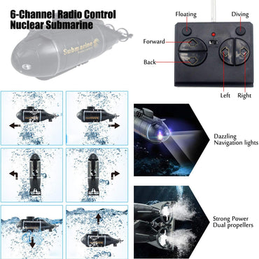 (Net) Mini Nuclear Submarine Toy with Remote Control