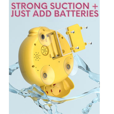 Yellow Duck Bath Toy Bubble Maker