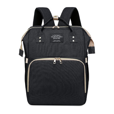 (Net) Large Baby Bag, Multi-functional Travel Back Pack, Anti-Water Maternity Nappy Bag Changing Bags 35*16*28CM