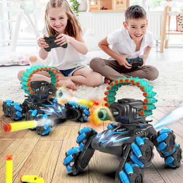 (Net)Remote Control Tank Shooting Foam Darts