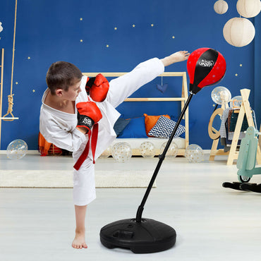 King Sports Freestanding Punching Bag With Gloves