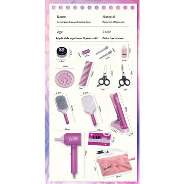 Sparkle Salon Set - Battery Operated Hair Styling Kit