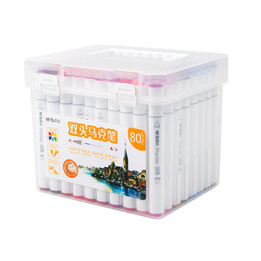 (NET) M&G Double-tip Triangle Art Marker / 80 colors