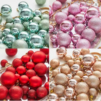 (Net) Silver Christmas Tree Balls