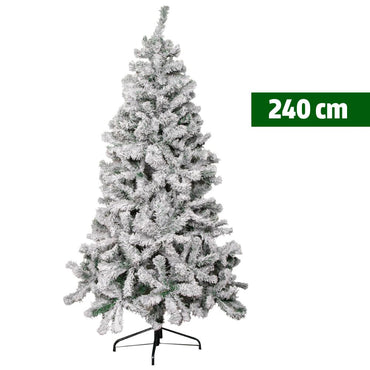(Net) Christmas Tree With Snow 240cm