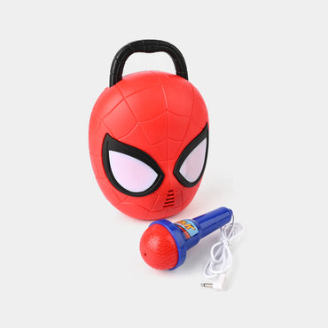 Spiderman Singing Machine with Microphone and Cool Lights