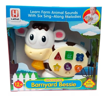 Educational Learning Toy Cow Light Music Sounds