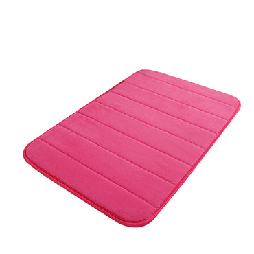 Bathroom and Outdoor Memory Foam Mat Toilet Non Slip Water Absorption Rug 40 x 60 cm