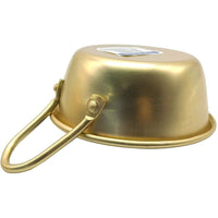 Hiking Soup Dish Aluminum, Gold soup container 12 cm