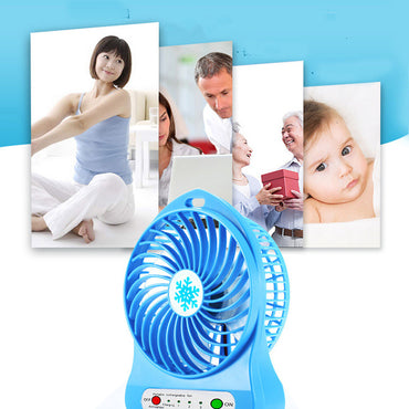 (Net) Rechargeable Mini Portable USB Cooling Fan / KQ320 / 6902