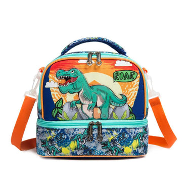 (NET) Dinosaur Kids Lunch Bag Insulated Bento