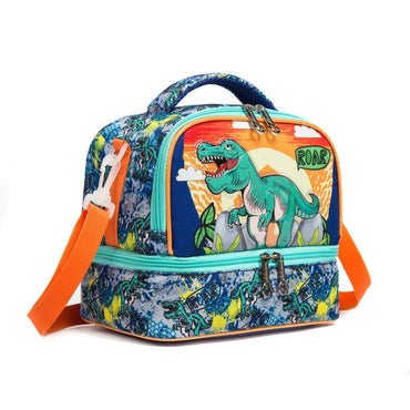 (NET) Dinosaur Kids Lunch Bag Insulated Bento