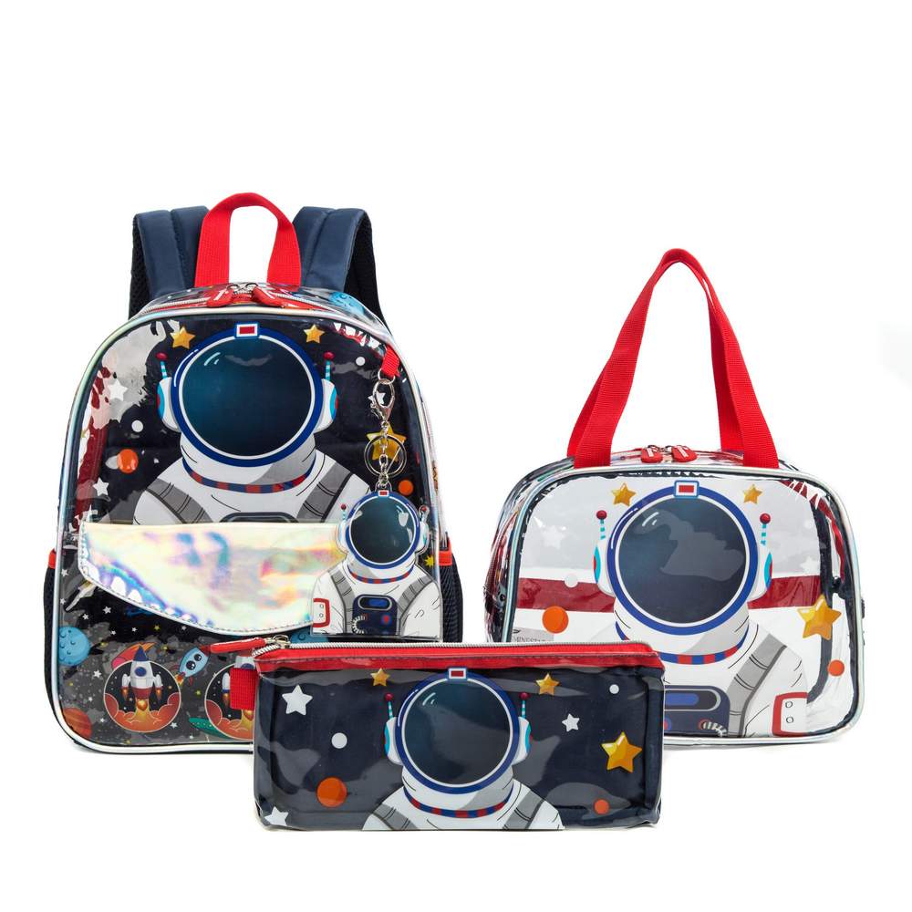astronaut backpack kids NET) Astronaut Backpack 13 inch Transparent Toddlers Backpack See Thr