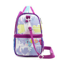 (NET) Kids Lunch Bag Insulated Cooler Bento Bag With Two Compartments School Travel Lunch Tote / 20230319A