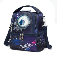 (NET) Kids Lunch Box Insulated Tote Thermal Cooler Lunch Box Reusable Lunch Bag for School Outdoor Travel Meal Boxes for Girls Boys