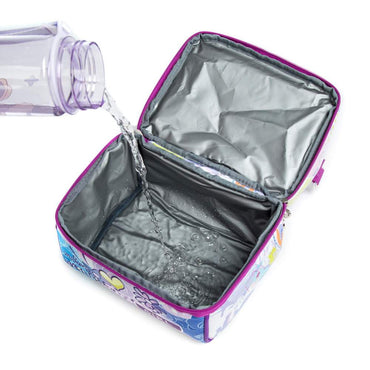 (NET) Kids Lunch Bag Insulated Cooler Bento Bag With Two Compartments School Travel Lunch Tote / 20230319A