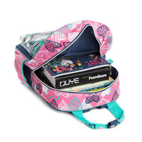 (NET) Sequin School Backpack For Girls Lunch Box Set of 3 Pcs