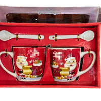 (Net) Christmas Mug Gift Set Of 2 pcs