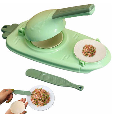 (Net) Dumpling Maker 2 in 1 Manual Dumpling Mold Pressure Packing Plastic Mold Kitchen Tools for Home Restaurant / KN-225