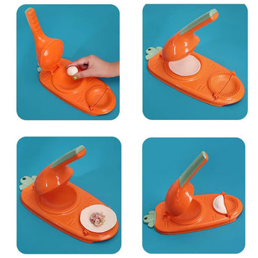 (Net) Dumpling Maker 2 in 1 Manual Dumpling Mold Pressure Packing Plastic Mold Kitchen Tools for Home Restaurant / KN-225