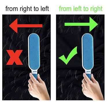 (Net) Pet Fur Remover Double sided cleaning brush for dogs and cats, soft brush to remove your pets hair