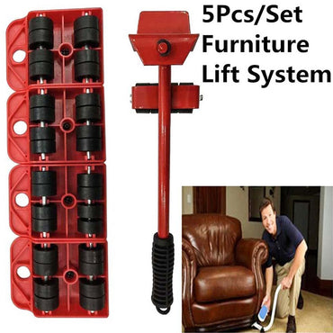 Furniture Lifter Tool & Moving System Kit