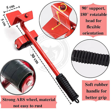 Furniture Lifter Tool & Moving System Kit