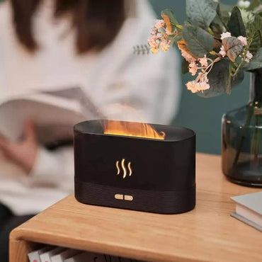 Flame Humidifier Air Humidifier with Flame Effect for Fragrance Oil and Aroma Oils Home Decor