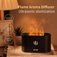 Flame Humidifier Air Humidifier with Flame Effect for Fragrance Oil and Aroma Oils Home Decor
