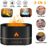 Flame Humidifier Air Humidifier with Flame Effect for Fragrance Oil and Aroma Oils Home Decor