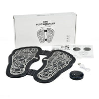 Electric EMS Foot Massager Pad Foldable Foot massage USB Rechargeable Feet Circulation Massage Pad