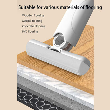 Portable Mini Mop Self-Squeeze Mini Mop for Small Spaces Wet and Dry Desktop Cleaning Mini Mop / 86577 / KN-312