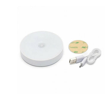 (NET) LED Motion Sensor Wireless Body Induction Lamp Rechargeable Night Light Bedroom Washroom Lighting Decor Indoor Lights with USB Charging