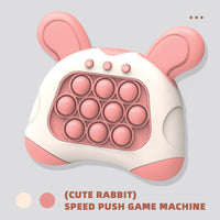 Upgraded Quick Push Game Console Series Toys for Kids Push Bubble and Pop Light Fidget Anti Stress Relief Sensory Toys for Adults / C-201