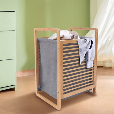 (Net) Laundry Hamper Basket - Clothes Storage Organizer for Bathroom and Bedroom / 004209
