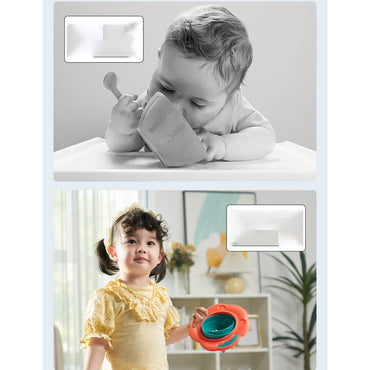 360 Degrees Rotate Baby Bowl Universal Bowl Children Balance Umbrella Bowl Spill-Proof Bowl Tableware Practical Design