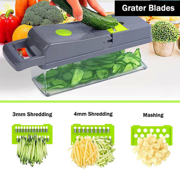 Super and Professional Multifunctional Vegetable Cutter Food Cutter Potato Cutter, Egg Separator Slicer / JD-2351 / 68726 /KN-224