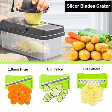 Super and Professional Multifunctional Vegetable Cutter Food Cutter Potato Cutter, Egg Separator Slicer / JD-2351 / 68726 /KN-224