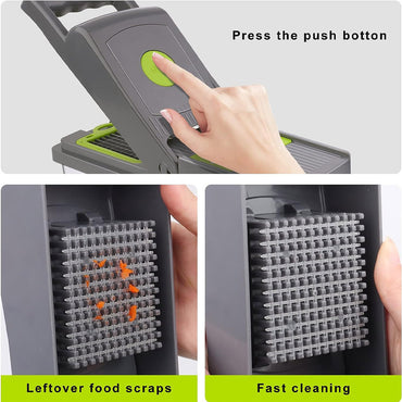 Super and Professional Multifunctional Vegetable Cutter Food Cutter Potato Cutter, Egg Separator Slicer / JD-2351 / 68726 /KN-224