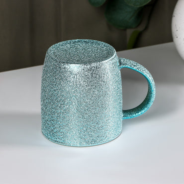 (Net) Shiny Ceramic Mug - 350ml of Elegance and Versatility