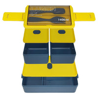 Bento Lunch Box 1400 ml for Adults Kid 4 Compartment Premium Lunch Containers With Spoon & Fork