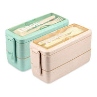 Bento Box Lunch 900ml Box3-in-1 Compartment Bento Lunch Box for Kids and Adults Microwave and Dishwasher Safe