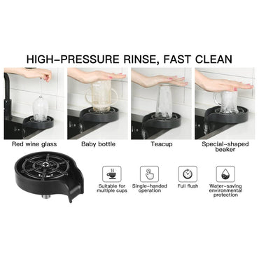 Cup Washer For Sink Glass Rinser For Kitchen Sink With 360 Rotating / KN-248