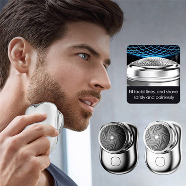 (net) Pocket Portable Electric Shave Mini USB Shaver IPX7 Waterproof Painless Shaver