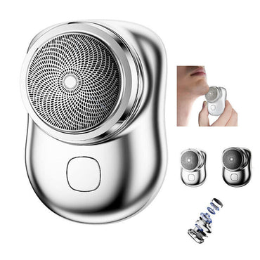 (net) Pocket Portable Electric Shave Mini USB Shaver IPX7 Waterproof Painless Shaver